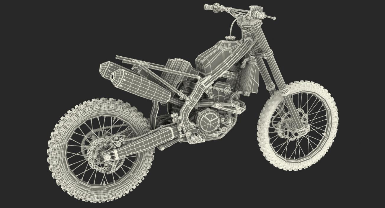 3D Competition Motorcycle Honda CRF250R 2018