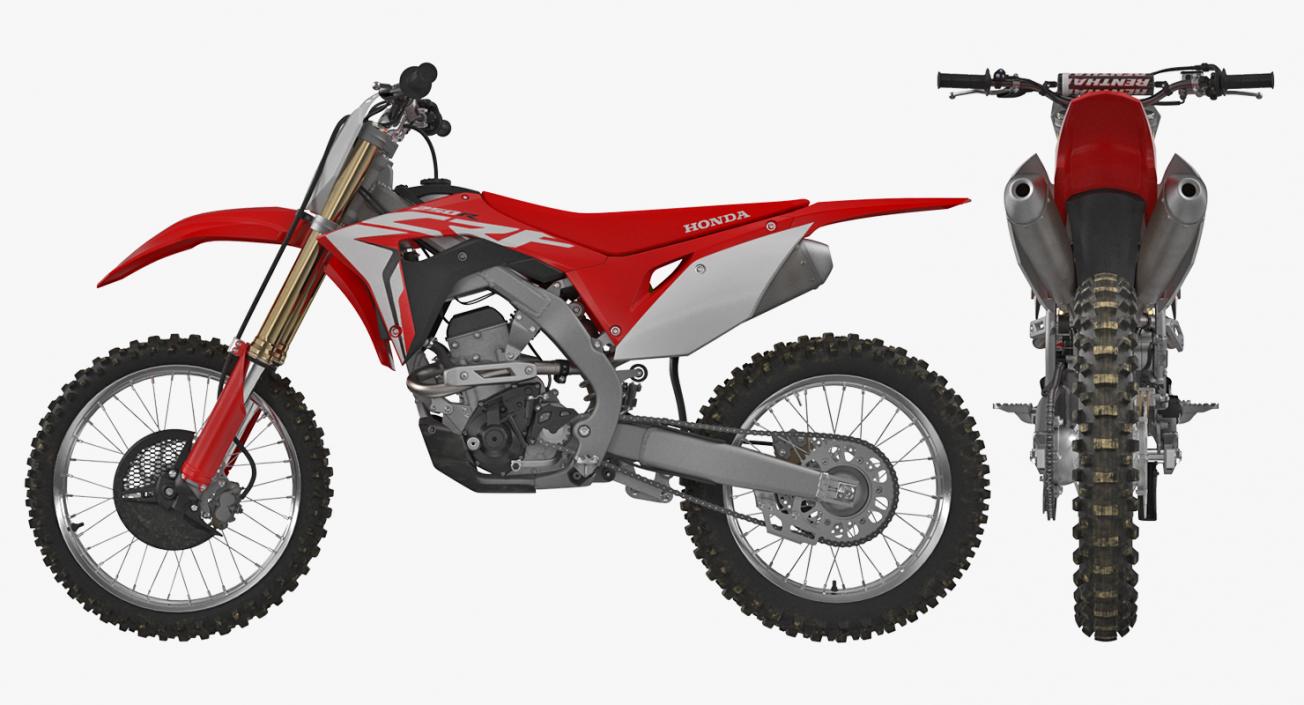 3D Competition Motorcycle Honda CRF250R 2018