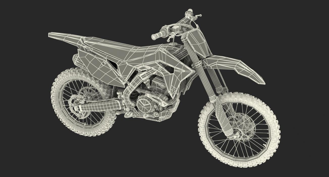 3D Competition Motorcycle Honda CRF250R 2018