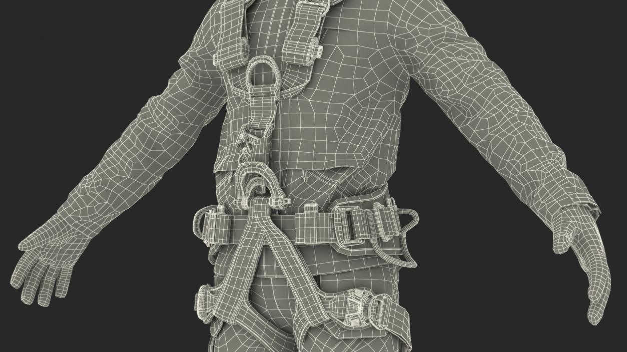 3D model Alpinist Worker Suit