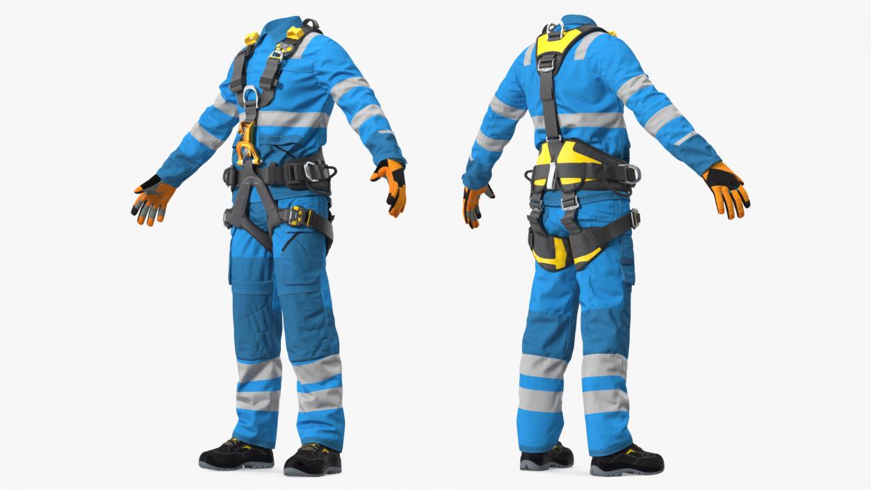 3D model Alpinist Worker Suit