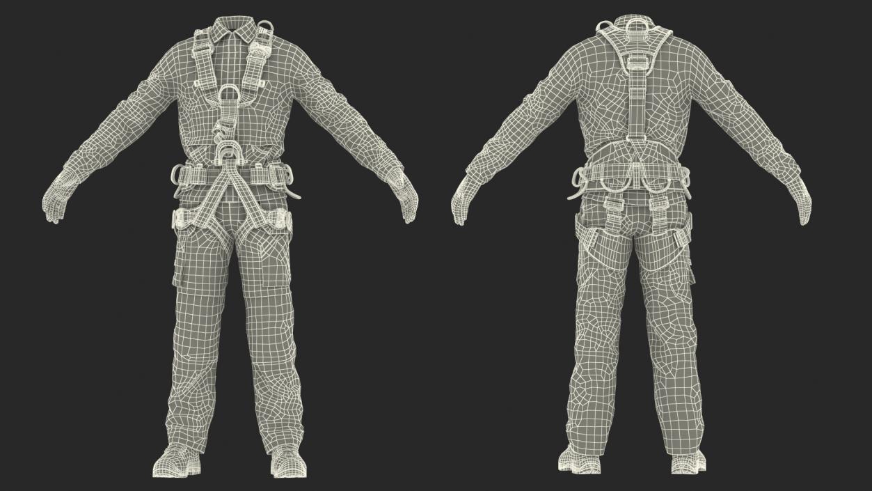 3D model Alpinist Worker Suit