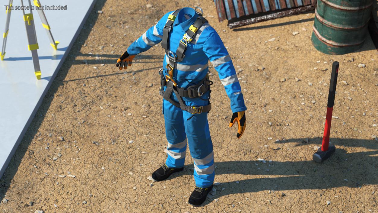 3D model Alpinist Worker Suit