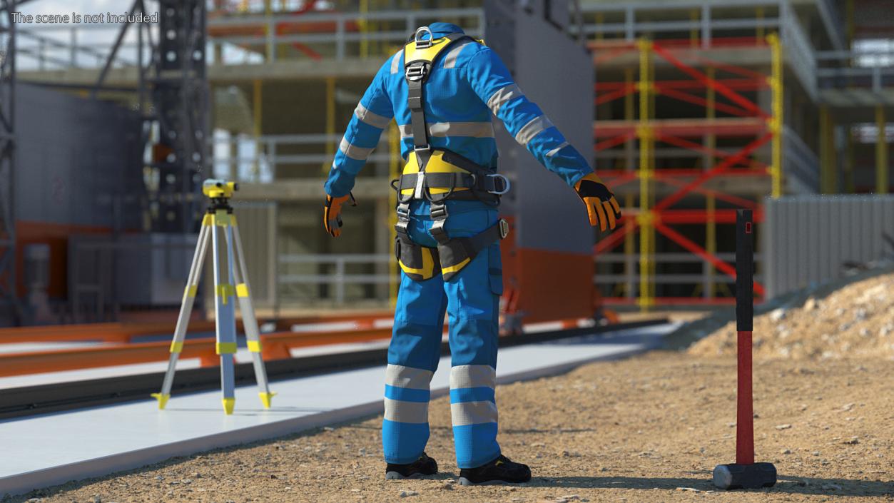 3D model Alpinist Worker Suit