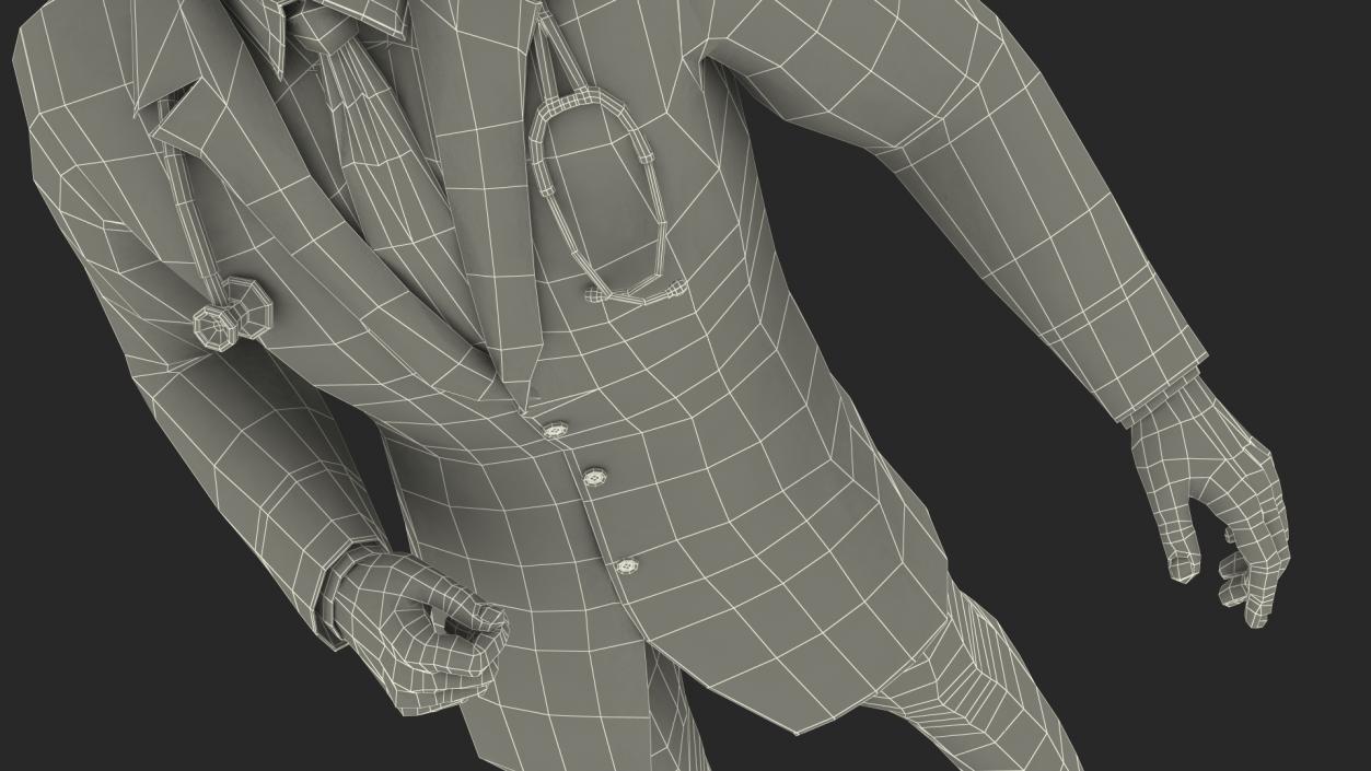 3D Male Doctor Rigged model