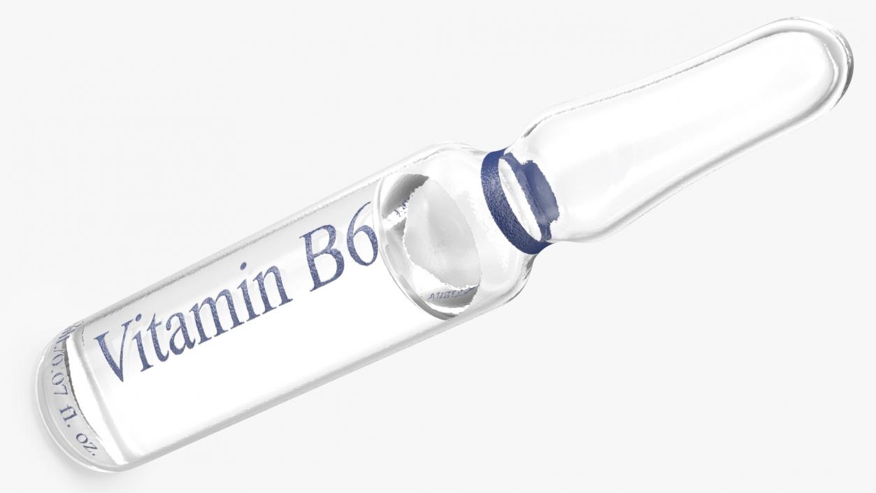 3D model Vitamin B Group Ampoules Collection