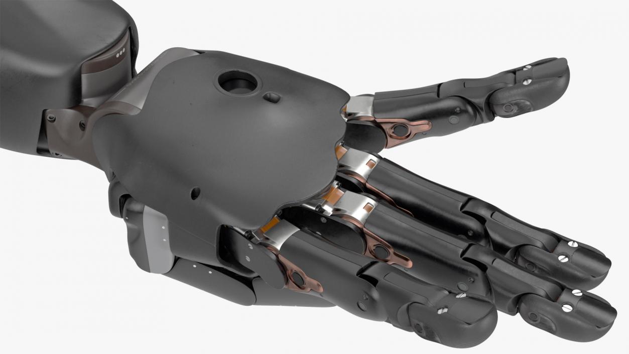 Brain Controlled Prosthetic Arms Rigged 3D model