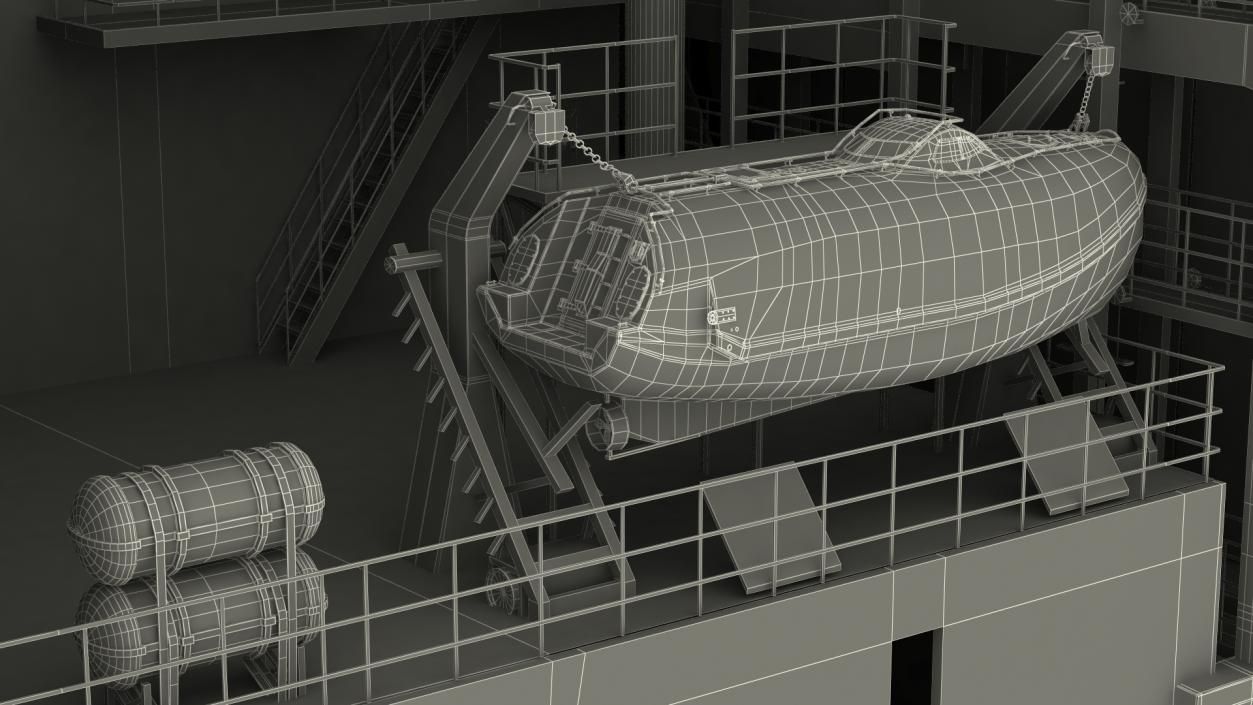 3D model Loaded Ultra Large Container Vessel