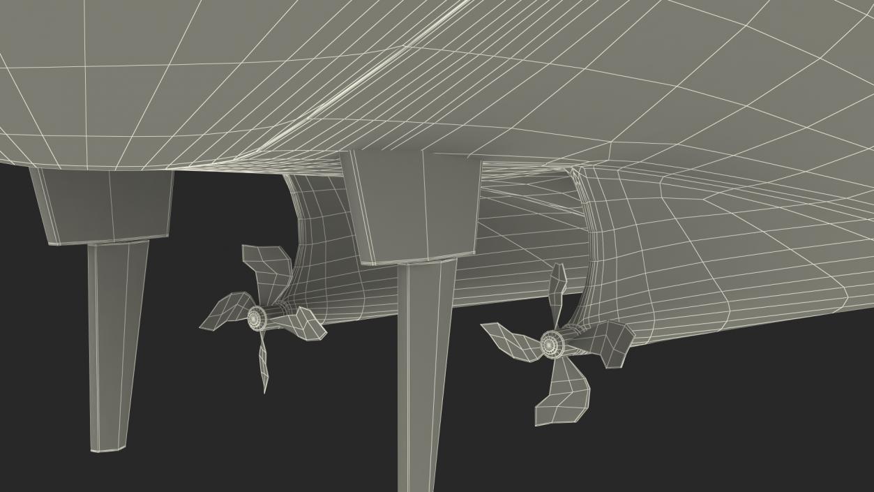 3D model Loaded Ultra Large Container Vessel