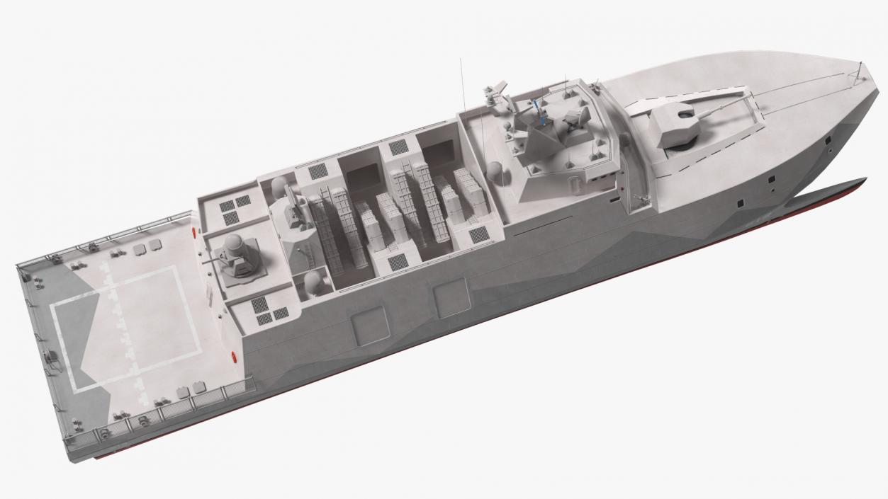 Tuo Chiang Stealth Corvette 3D