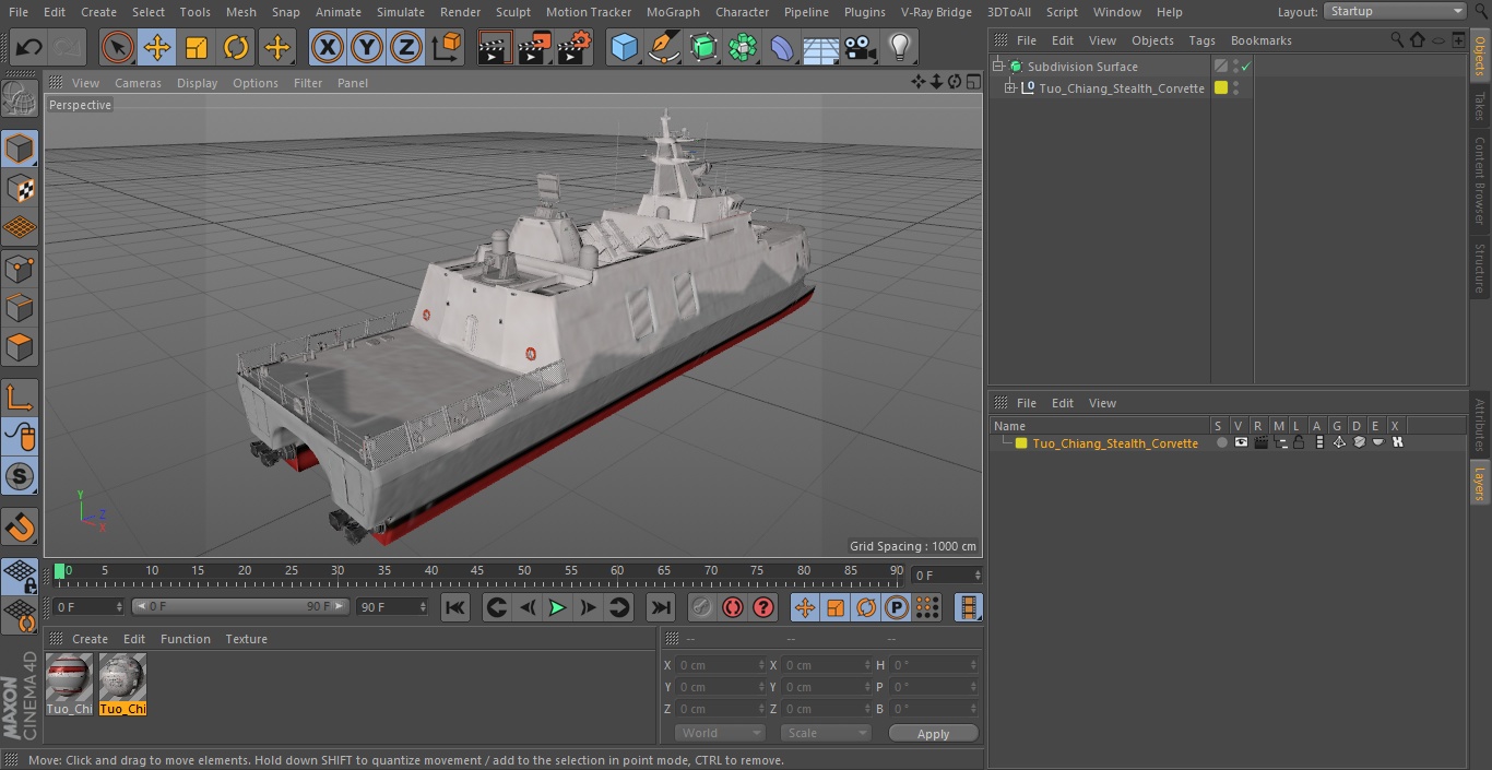 Tuo Chiang Stealth Corvette 3D