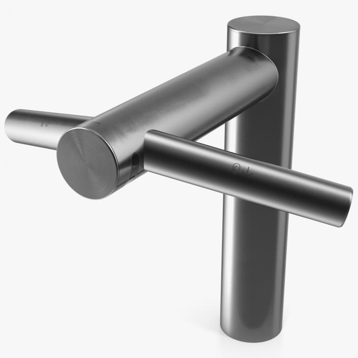 Wash and Dry Hand Dryer Tap 3D