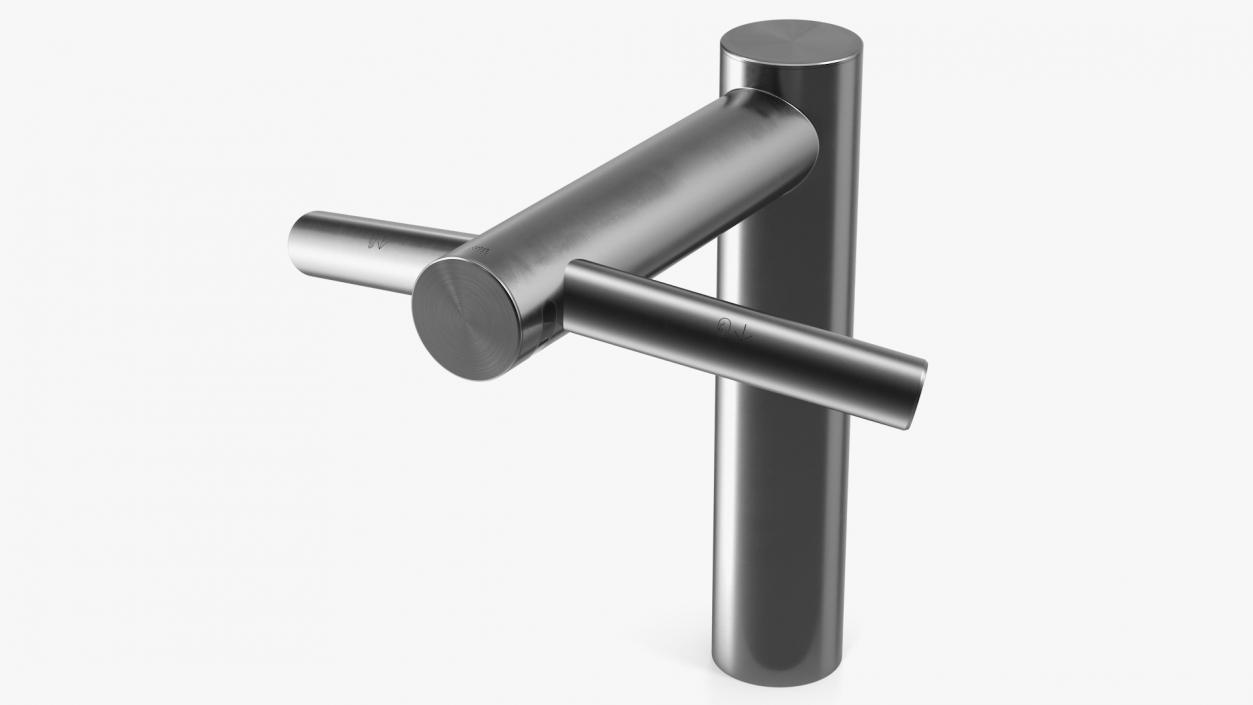 Wash and Dry Hand Dryer Tap 3D