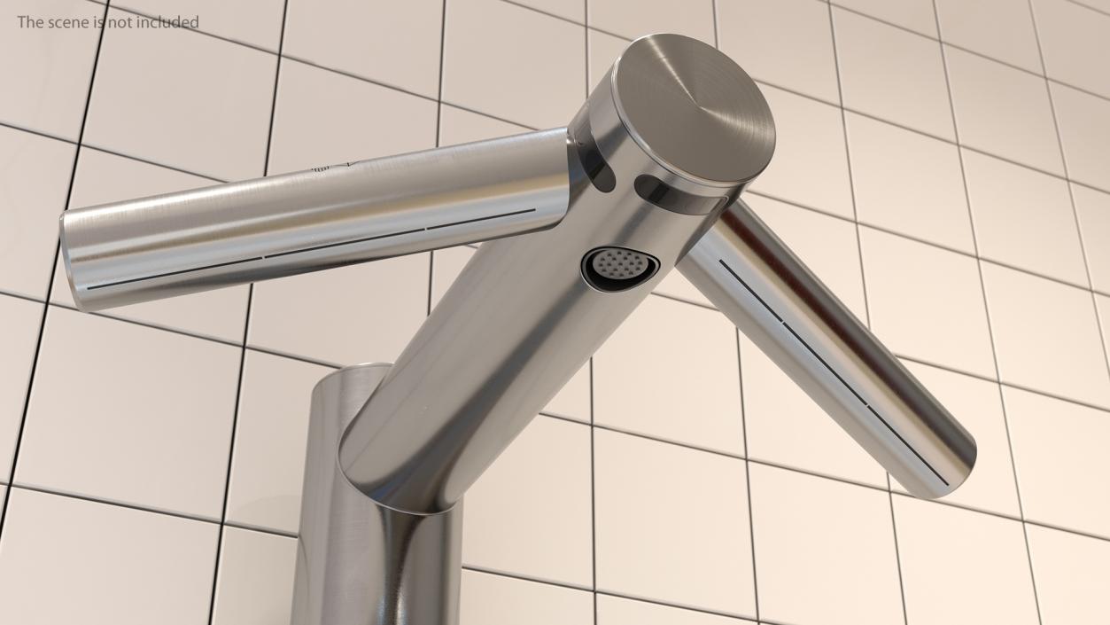 Wash and Dry Hand Dryer Tap 3D