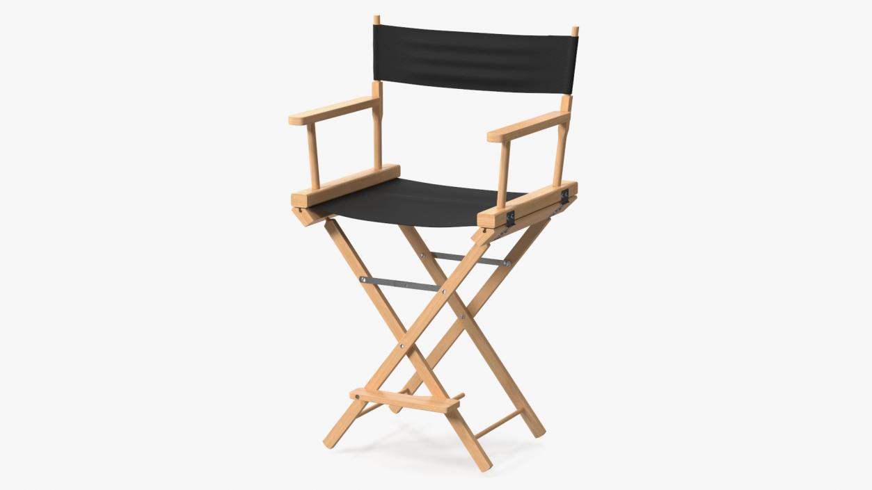 3D model Directors Chair Wooden Classic