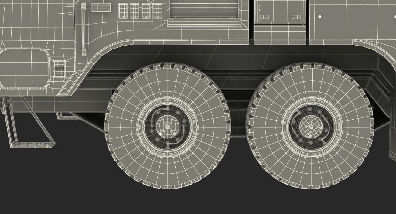 3D model Oshkosh Striker 4500 ARFF Airport Engine