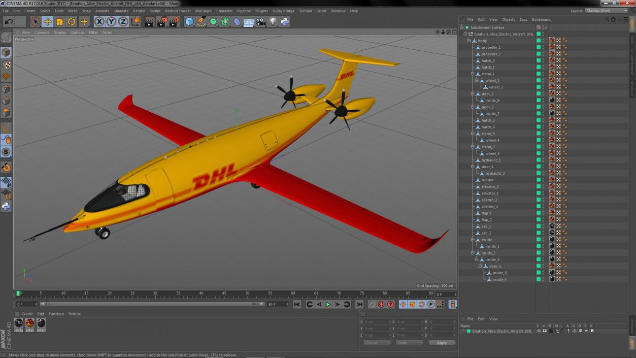 3D Eviation Alice Electric Aircraft DHL