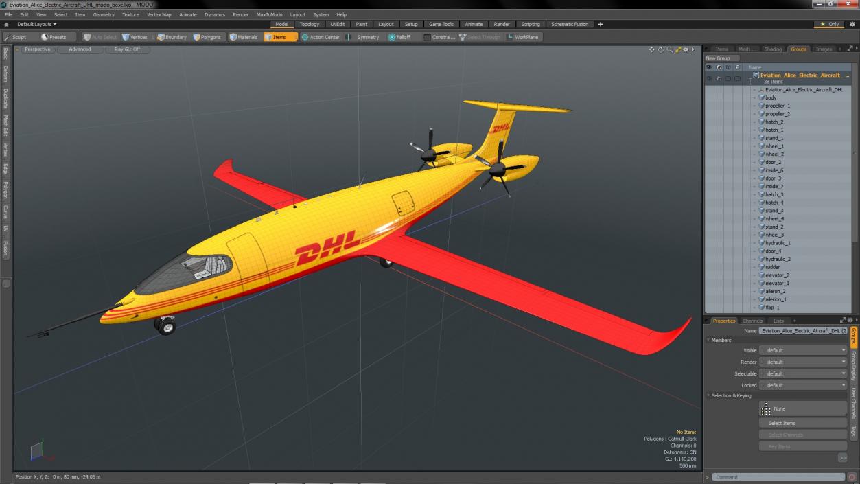 3D Eviation Alice Electric Aircraft DHL