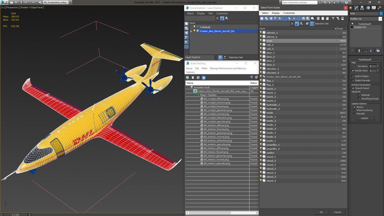 3D Eviation Alice Electric Aircraft DHL