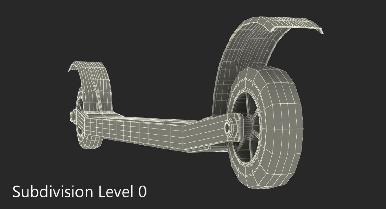 Roller Skis Generic 3D model