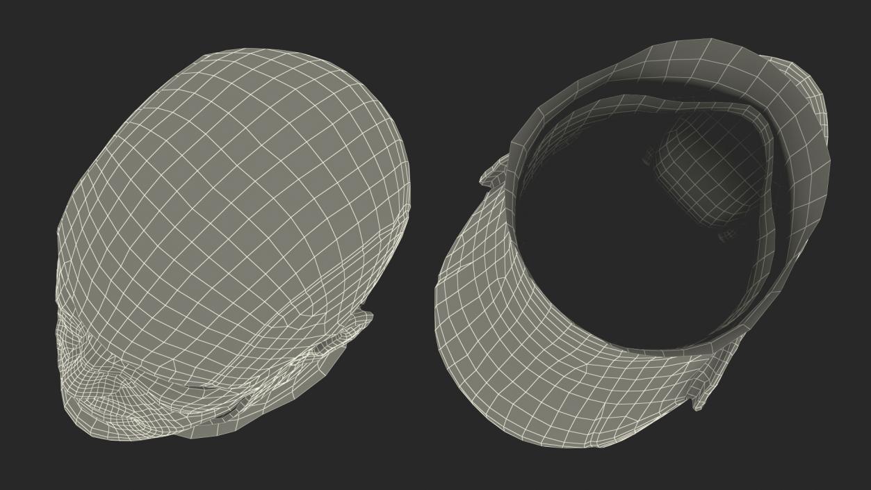 3D model Captain America Cartoon Head Rigged