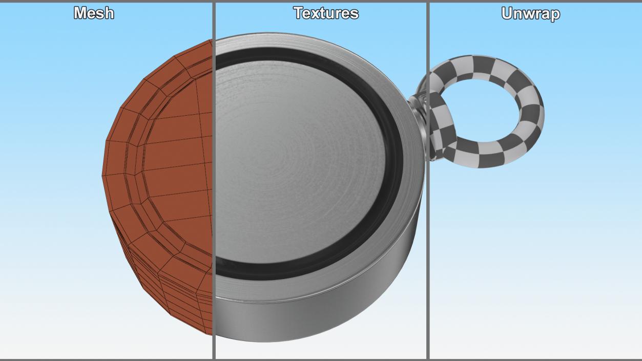 Neodymium Fishing Magnet 3D model