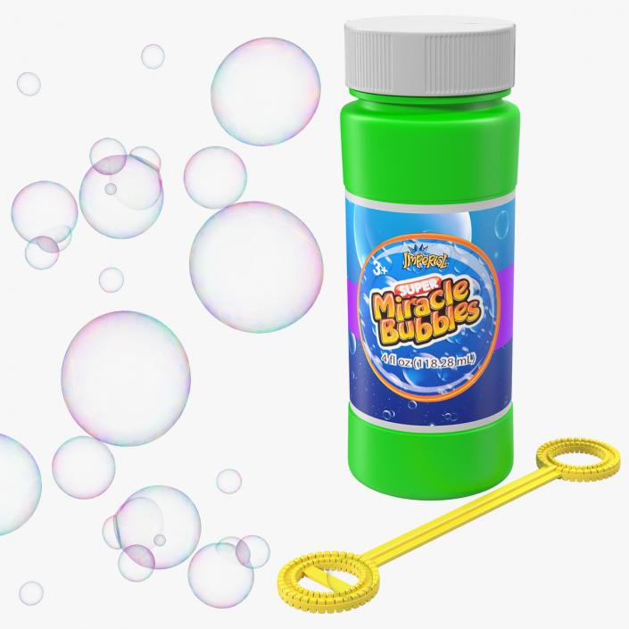 Bubble Wand and Bubbles Collection 3D model