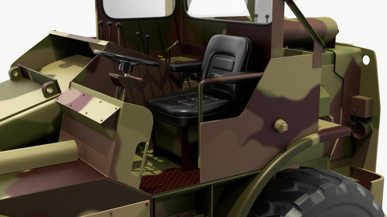 Pettibone Rough Terrain Camouflage Military Forklift 3D