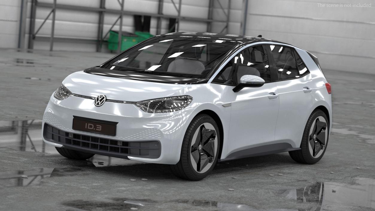 3D model Volkswagen ID3 Simple Interior