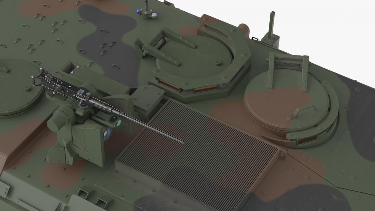 3D US Amphibious Combat Vehicle ACV Rigged for Cinema 4D model