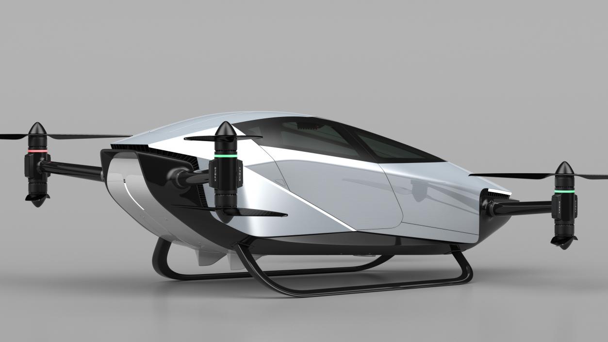 3D model Evtol Flying Car Xpeng X2