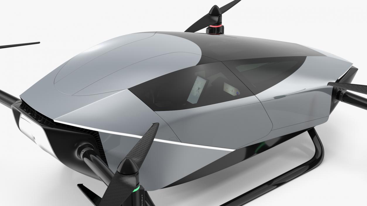 3D model Evtol Flying Car Xpeng X2