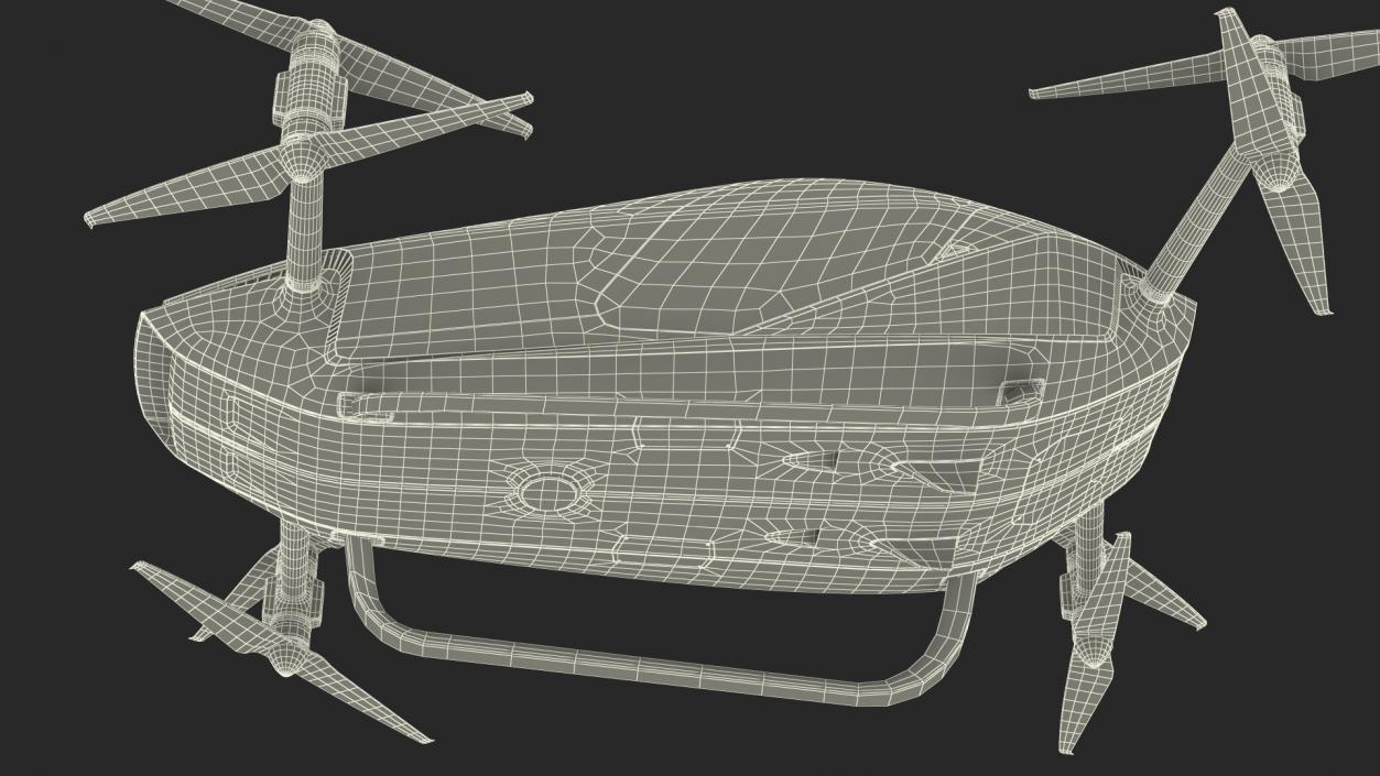 3D model Evtol Flying Car Xpeng X2