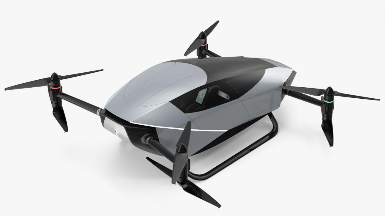 3D model Evtol Flying Car Xpeng X2