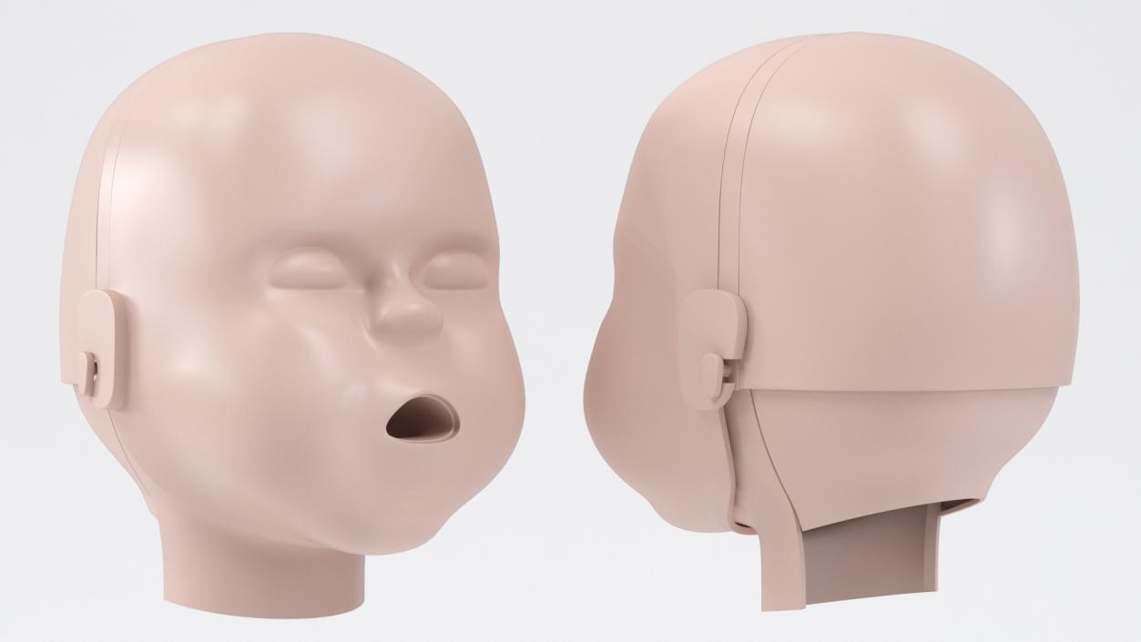 Baby CPR Dummy Head 3D model