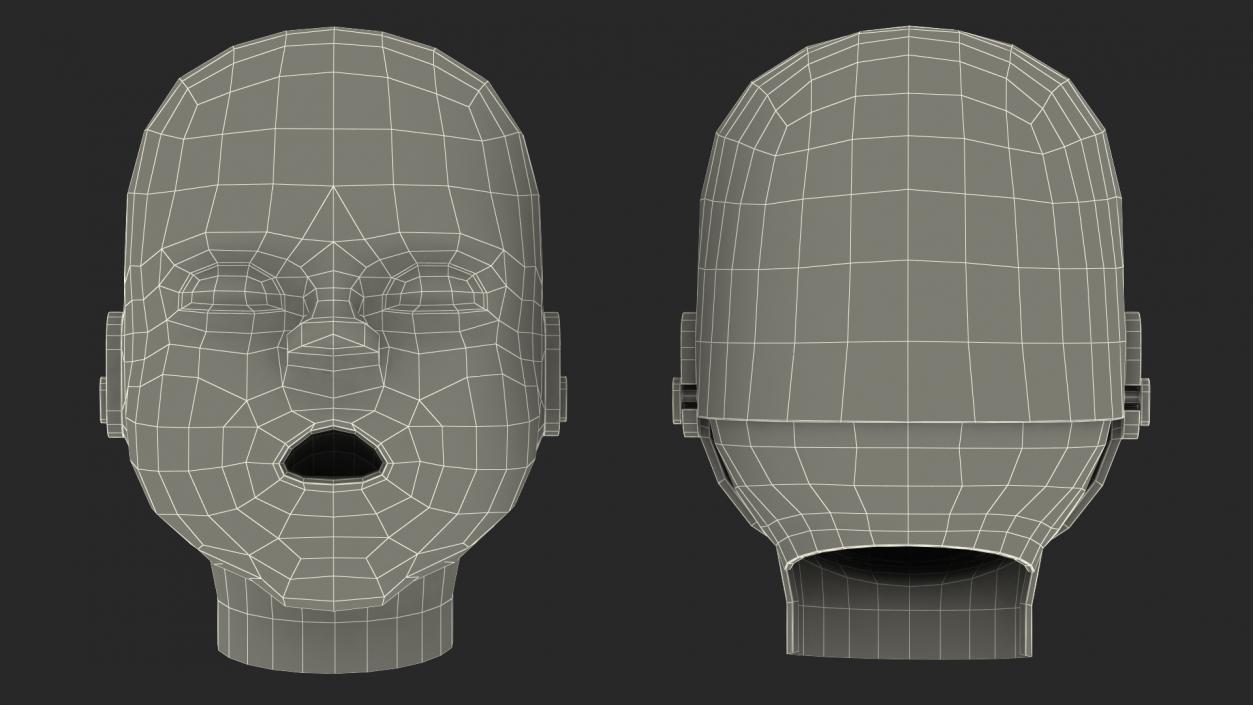 Baby CPR Dummy Head 3D model