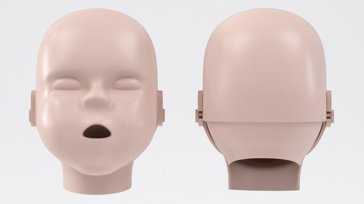 Baby CPR Dummy Head 3D model