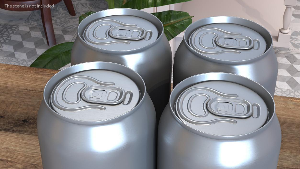 3D Beer 4 Can Holder Plastic Clips