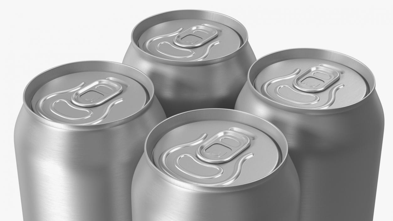 3D Beer 4 Can Holder Plastic Clips