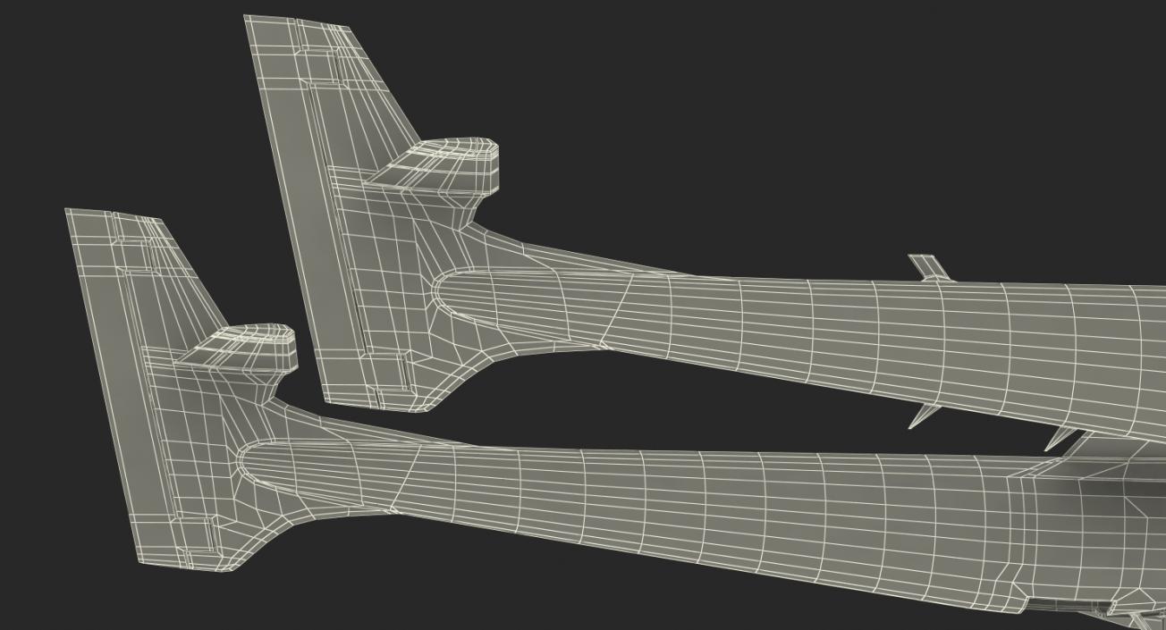 Virgin Galactic LauncherOne Rigged 3D model