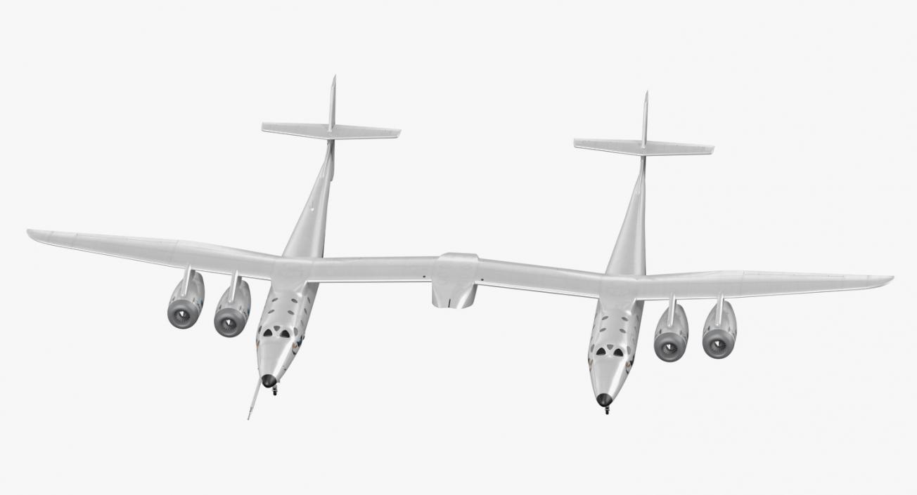 Virgin Galactic LauncherOne Rigged 3D model