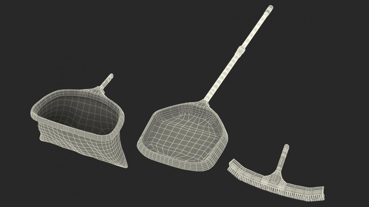 Pool Cleaning Set 3D