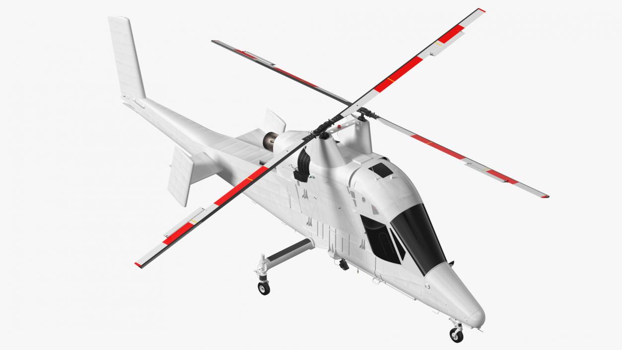 3D Synchropter Helicopter Exterior Only