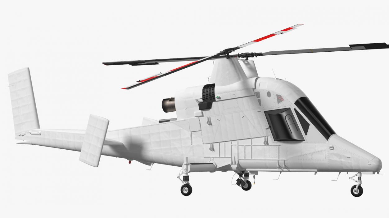 3D Synchropter Helicopter Exterior Only