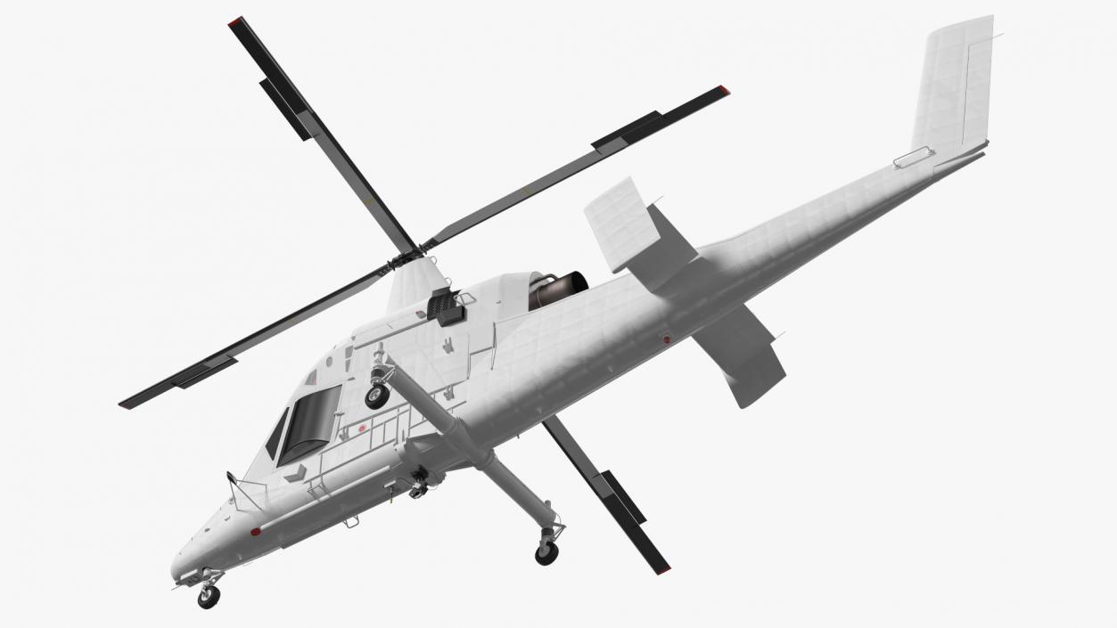 3D Synchropter Helicopter Exterior Only