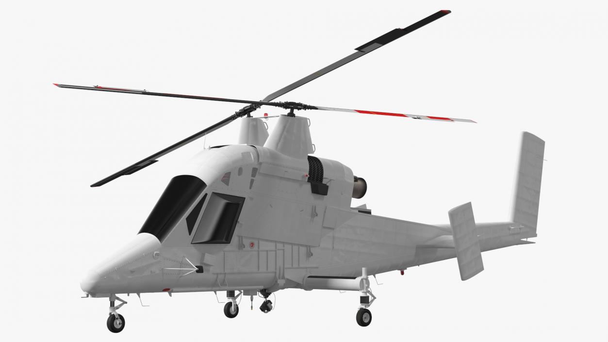 3D Synchropter Helicopter Exterior Only