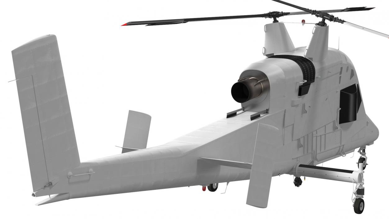 3D Synchropter Helicopter Exterior Only