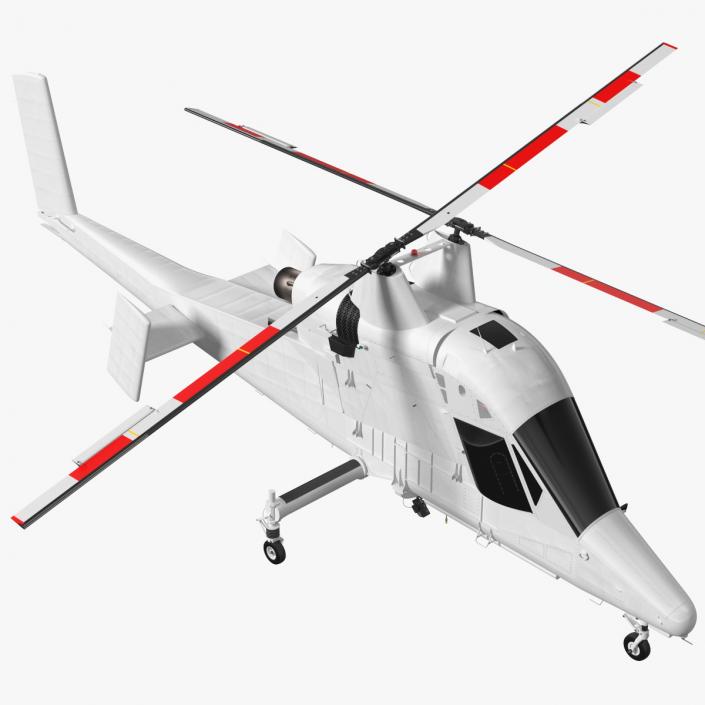 3D Synchropter Helicopter Exterior Only