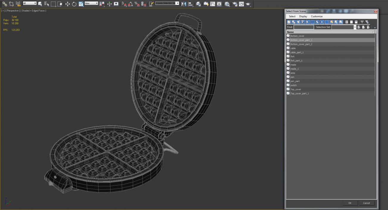 3D model Waffle Maker Generic