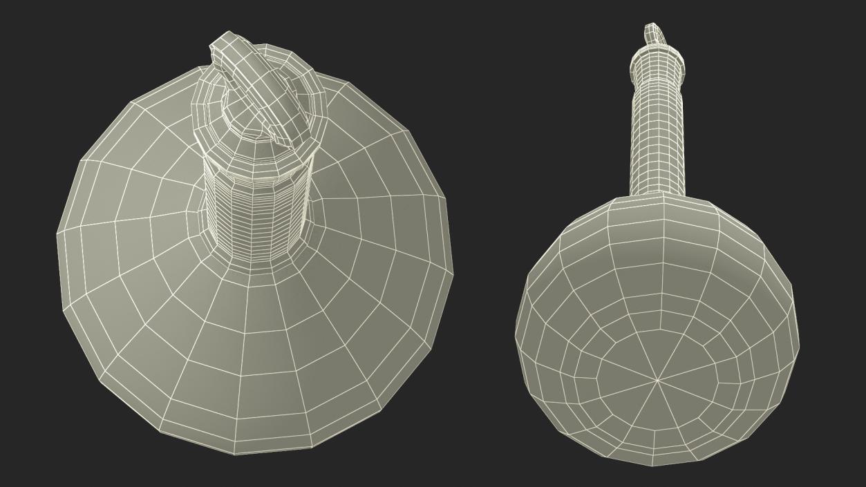 Lab Volumetric Flask 250ml Empty 3D